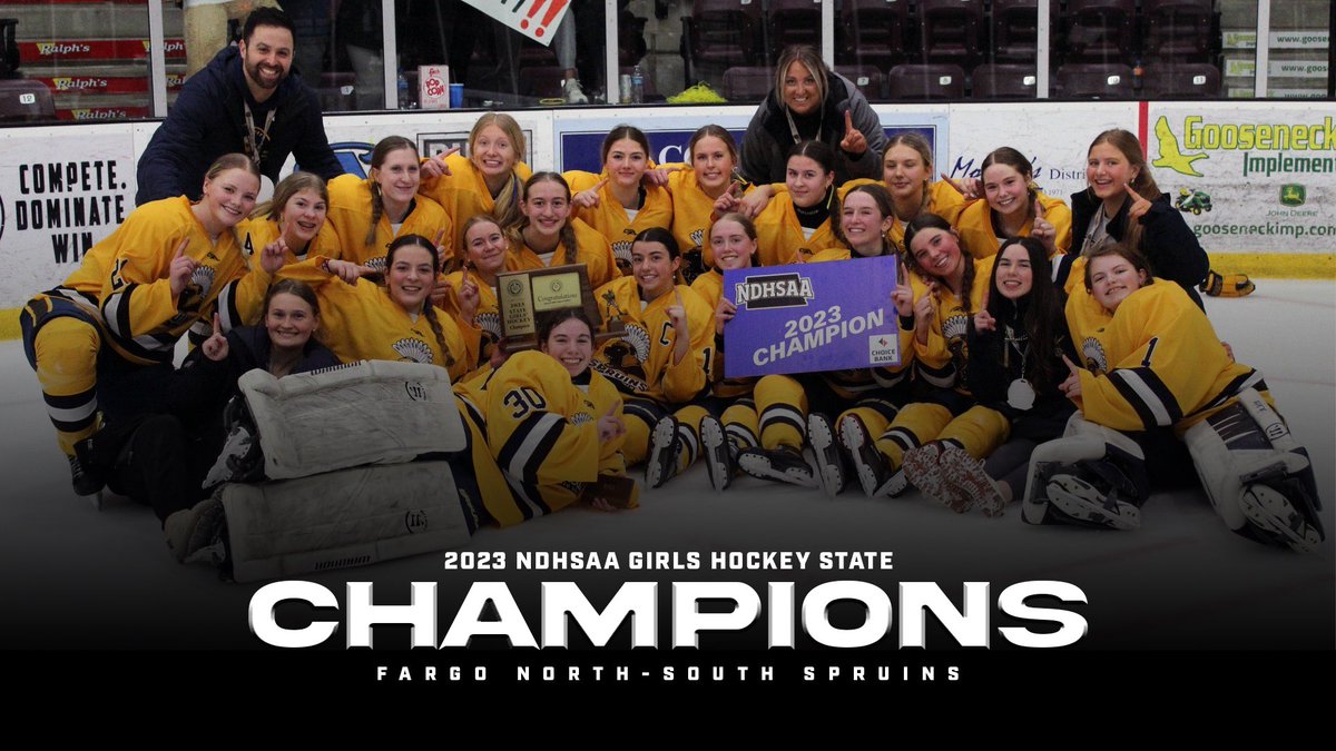 FargoForce's tweet image. Friday, April 14, the Force will be joined by the Fargo North-South Spruins for a ceremonial puck drop honoring the 2023 NDHSAA Girls Hockey State Champions!

Click the link to buy tickets now!➡️ ticketmaster.com/fargo-force-ti…