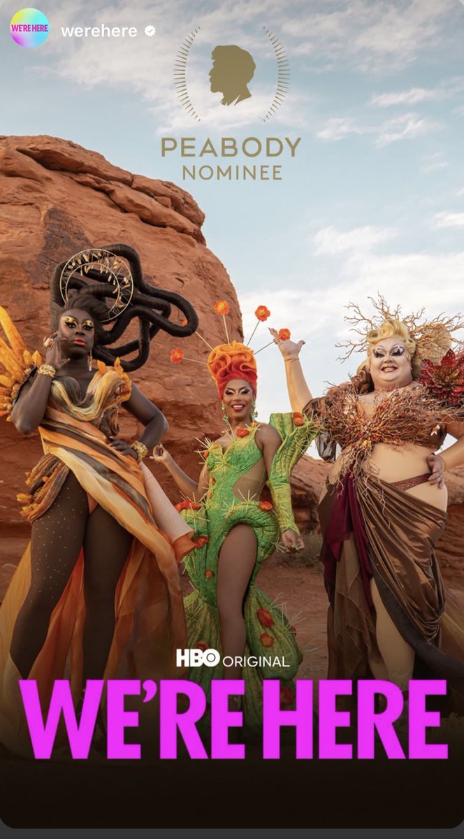 Shangela (@itsshangela) on Twitter photo YIPPEEEEE!!! #WereHere has been nominated for a <a href="/PeabodyAwards/">Peabody Awards</a> โฆ super major!! Such a gift to see this type of important storytelling, and our fearless drag kids across America, get some well-deserved recognition. Esp with whatโs going on in our country right now. Halleloo! YIPPEEEEE!!! #WereHere has been nominated for a <a href="/PeabodyAwards/">Peabody Awards</a> โฆ super major!! Such a gift to see this type of important storytelling, and our fearless drag kids across America, get some well-deserved recognition. Esp with whatโs going on in our country right now. Halleloo!
