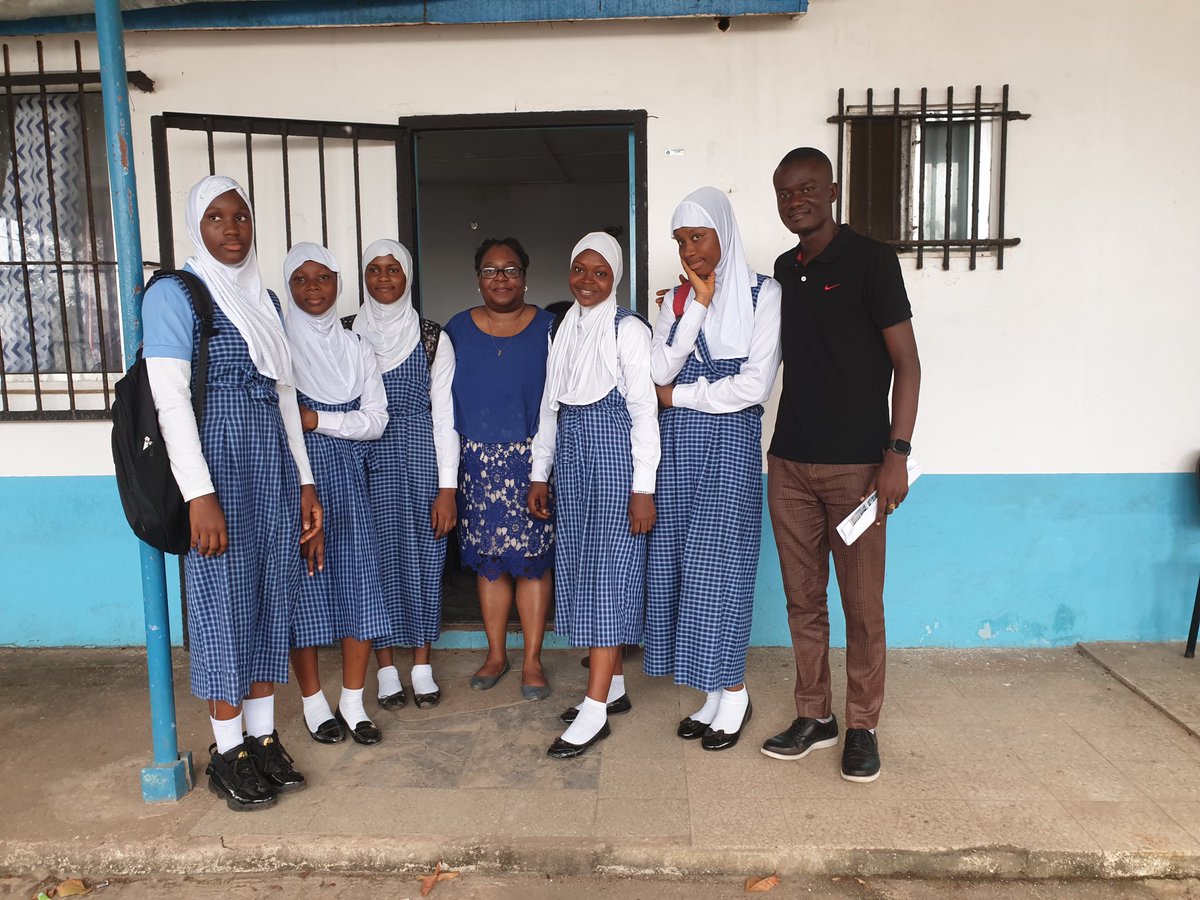 Great being back in Liberia, West Africa. Girls Leadership workshop. #liberia #lenamarshallfoundation