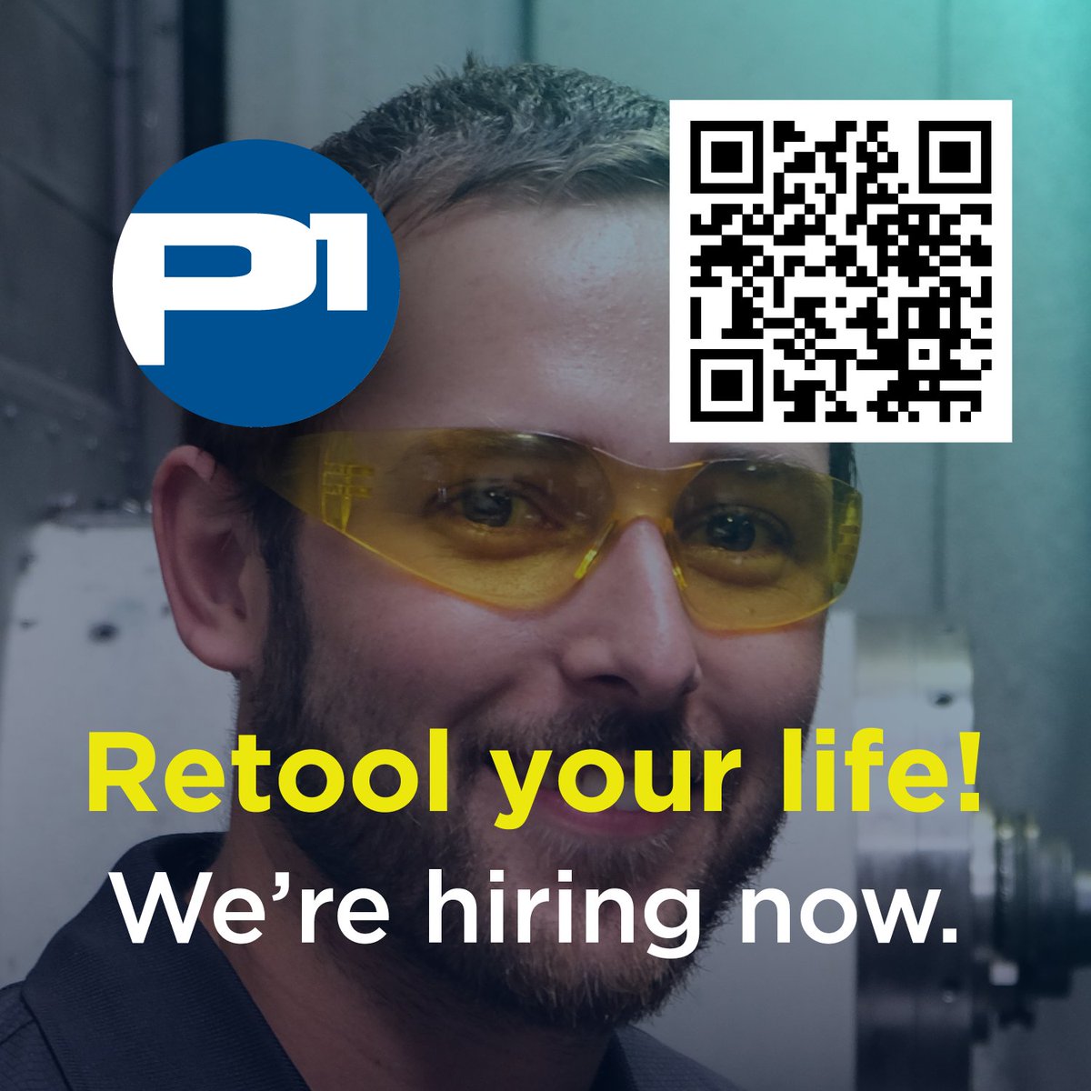 We're hiring machinists! Scan the code or click the link  and we'll get back to you right away: jobs.factoryfix.com/jobs?keyword=+…

#manufacturing #machinist #jobs #career