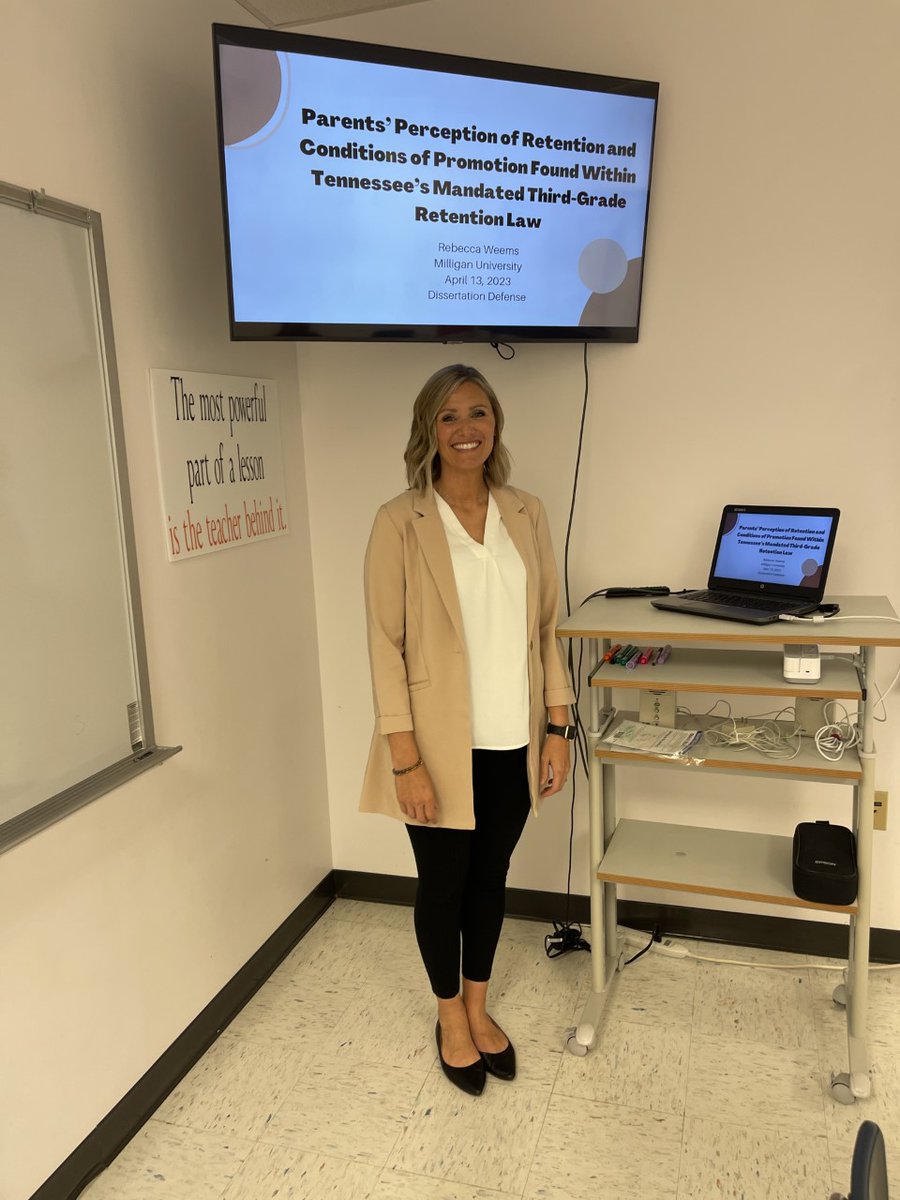 Congratulations to Rebecca Weems on her successful dissertation defense! #educationbuffs