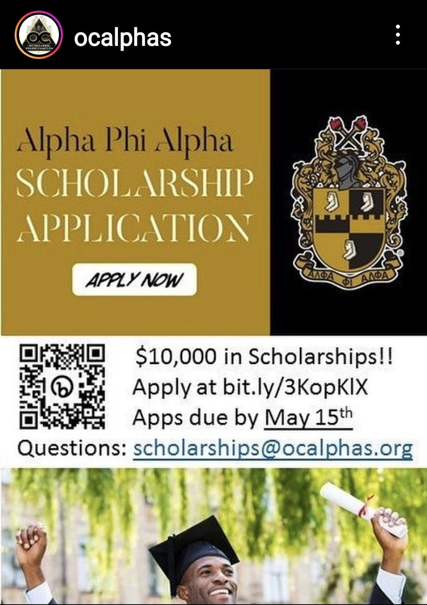 MightyTarbabes's tweet photo. Compton HS 12th Graders-APPLY NOW: Alpha Phi Alpha Scholarships are Live! Go to: https://t.co/XBAIERxFKu. Due 5/14/23. You can do it! #ELEVATE https://t.co/XJ2qb8fdGI