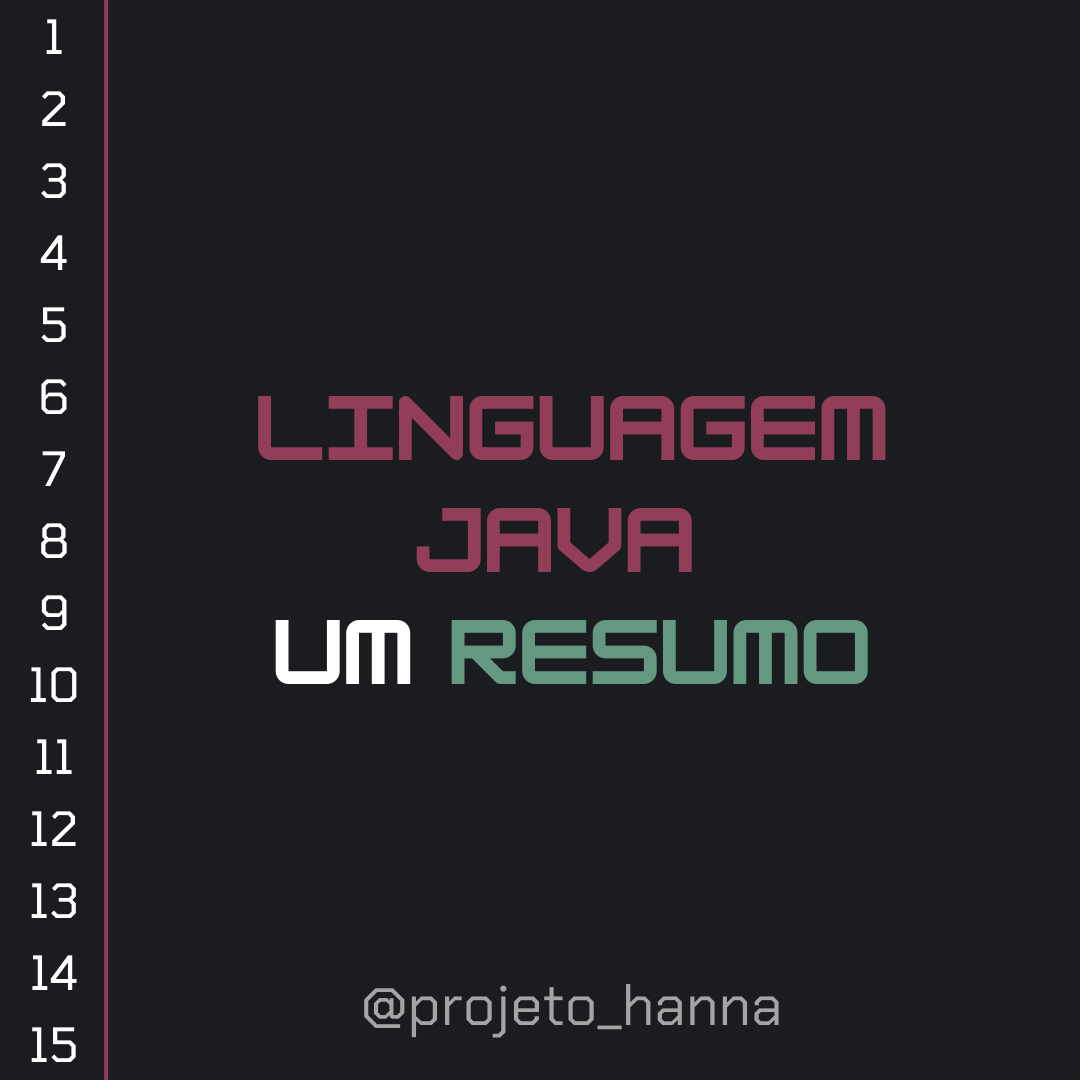 Projeto_Hanna's tweet image. [Linguagem Java: um resumo]

Lembram dos meus posts sobre C? Pois hoje vamos fazer o mesmo com Java!!

Vem aprender comigo sobre essa linguagem de programação nessa thread😎😎

++

#programação #programadores #programar #java #devs #coding #projeto_hanna #projetohanna #bolhadev
