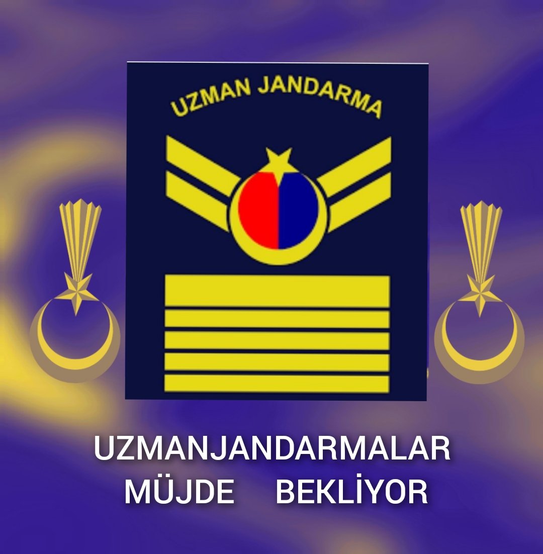 34 yıldır Jandarmanın her alanında görev yapan #Diplomali UzmanJandarma 'lar  MÜJDE bekliyor.
📌STATÜ Değişikliği
📌Askeri Okulun Hizmetten sayılması   <a href="/RTErdogan/">Recep Tayyip Erdoğan</a> <a href="/dbdevletbahceli/">Devlet Bahçeli</a> <a href="/kilicdarogluk/">Kemal Kılıçdaroğlu</a> <a href="/meral_aksener/">Meral Akşener</a> <a href="/Mustafa_Destici/">Mustafa Destici</a> @ErbakanFatih <a href="/DrSinanOgan/">Dr. Sinan Oğan</a> <a href="/jandarma/">T.C. Jandarma Gn. K</a> <a href="/Akparti/">AK Parti</a>