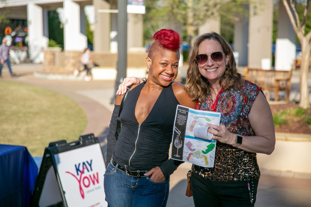 WaverlyCary's tweet photo. Raise a glass and join the fight against cancer with the @KayYowFund! 🎗️💪🍷 On April 27, come to the Waverly Place Wine &amp; Brew Walk to show your support. Your ticket donation goes directly to the Kay Yow Cancer Fund and its mission to make a difference. https://t.co/oJcRhBf3aI