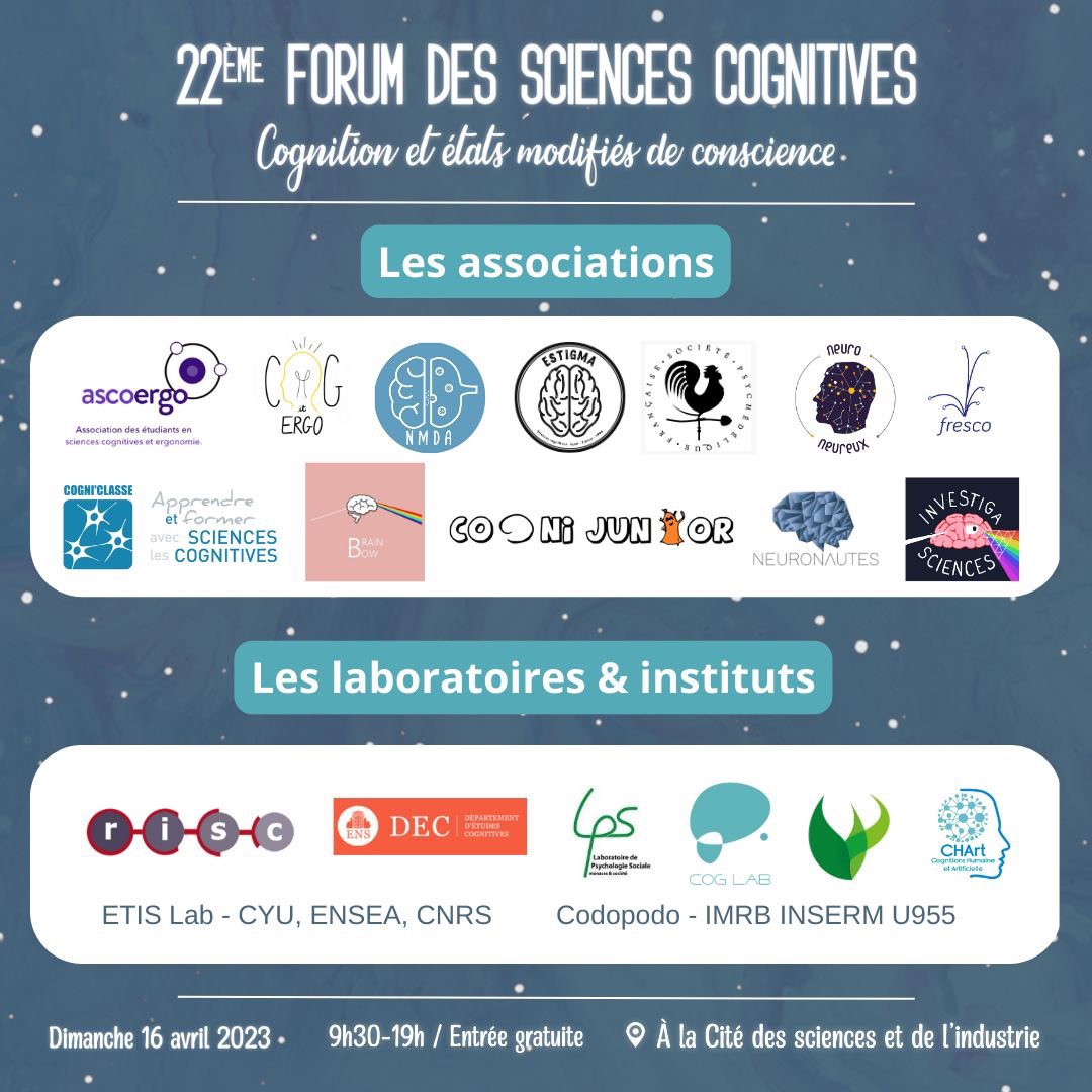 Rendez-vous dimanche 16 avril à 18h au Forum des sciences cognitives avec Bastien Didier, fondateur de #mentalista ! Et si nous utilisions le cerveau pour contrôler l'environnement qui nous entoure ? 
linkedin.com/posts/associat…