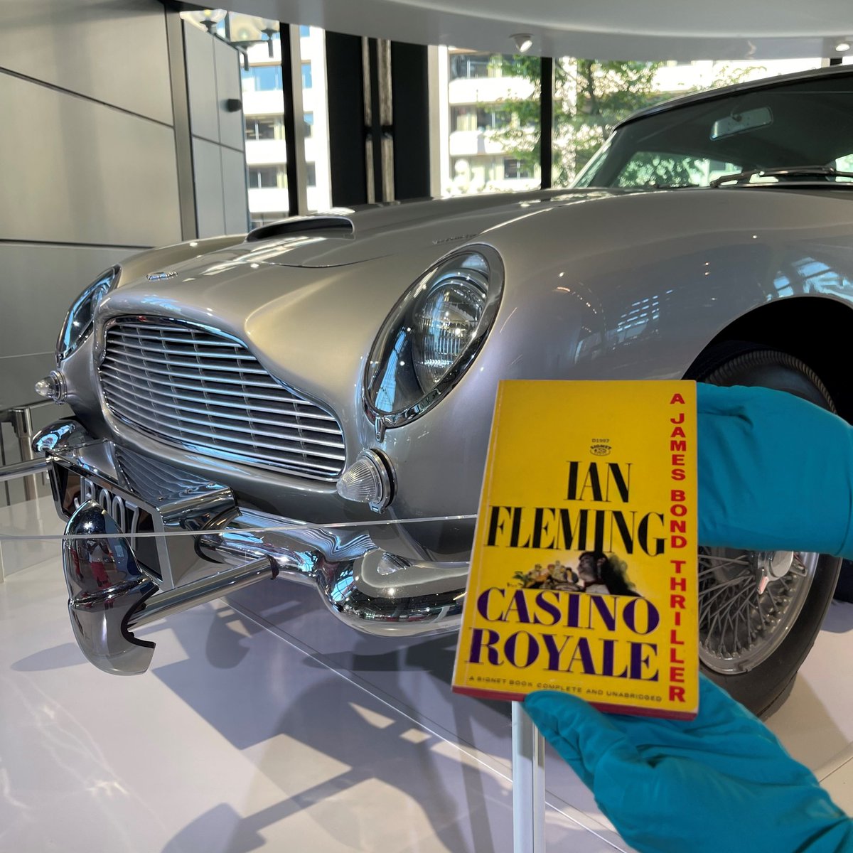 The International Spy Museum (@intlspymuseum) on Twitter photo Happy 70th James Bond!🍸On this day in 1953, British journalist & naval intelligence officer Ian Fleming published his first James Bond novel, #CasinoRoyal.
The iconic book introduced the world to the suave, daring and enigmatic British spy <a href="/007/">James Bond</a>...Bond, James Bond. #70YearsOf007 Happy 70th James Bond!🍸On this day in 1953, British journalist & naval intelligence officer Ian Fleming published his first James Bond novel, #CasinoRoyal.
The iconic book introduced the world to the suave, daring and enigmatic British spy <a href="/007/">James Bond</a>...Bond, James Bond. #70YearsOf007