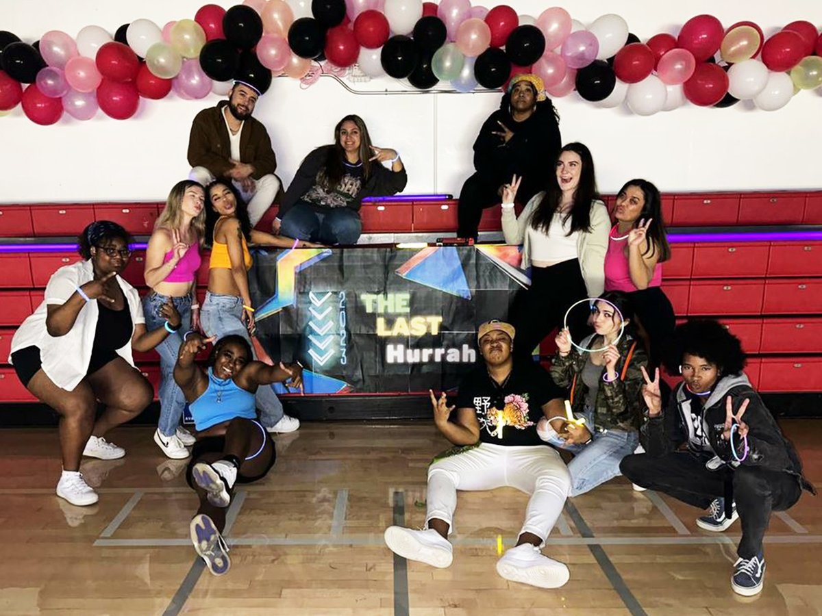 Pics from the Last Hurrah Dance hosted by the HNU RA team and SD&amp;E staff. The Last Hurrah bid a fond farewell to the HNU Tobin Gym  - it was the last event that will be held in the gym. 

#holynamesuniversity