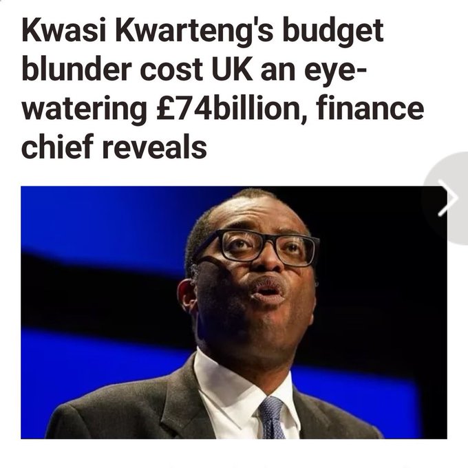 Or was it crashing the economy with that KamiKwasi budget that added hundreds of pounds to all our mortgages when people were already struggling to put food on the table?