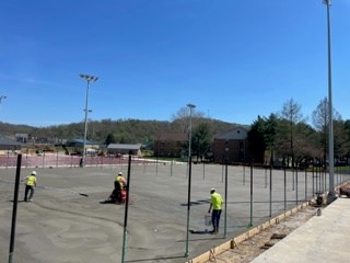 PrayConCo's tweet photo. It's been an exciting week as we have taken the next step at the Nitro Athletic complex with pouring concrete for the brand new pickleball and tennis courts!  

#wvdesignbuild
#wvgeneralcontractor
#atraditionofbuildingexcellence https://t.co/la33nWOz2p