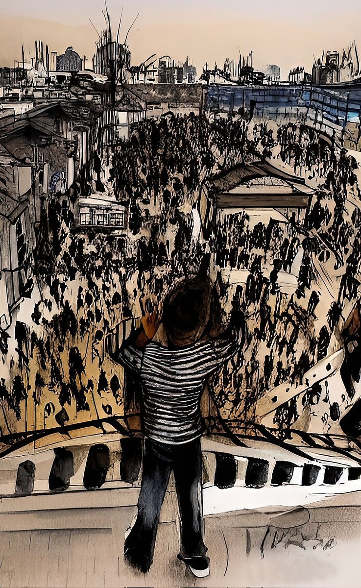 'Me, at the Top of the Arc de Triomphe', by Sokoshin, 2023

#aiia #midjourney #TezosNFTs #AutoGPT #art