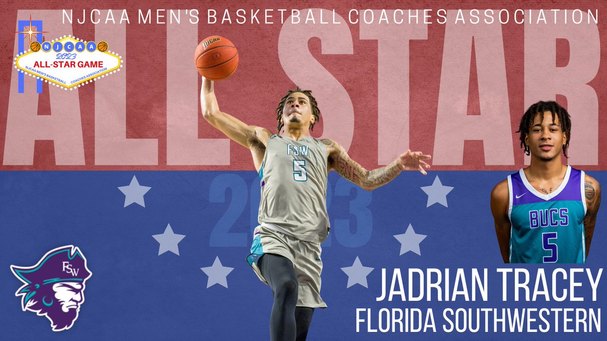 🚨2023 ALL-STAR SELECTION 🚨

Jadrian Tracey (<a href="/JadrianTracey/">Jadrian Tracey</a>) of <a href="/FSWBucsHoops/">FSW Bucs MBB</a>  has been selected as a 2023 NJCAA Men's Basketball All-Star!

✅ Honorable Mention All-American (DI)
✅ University of Oregon Commit
✅ 2x NJCAA Player of the Week