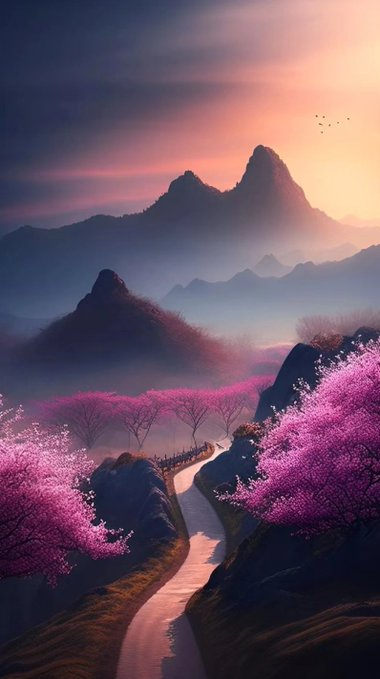 Juliet32565's tweet photo. Flowers bloom on Moshang, and it rains when the sun sets~ https://t.co/GtH0vaOaib
