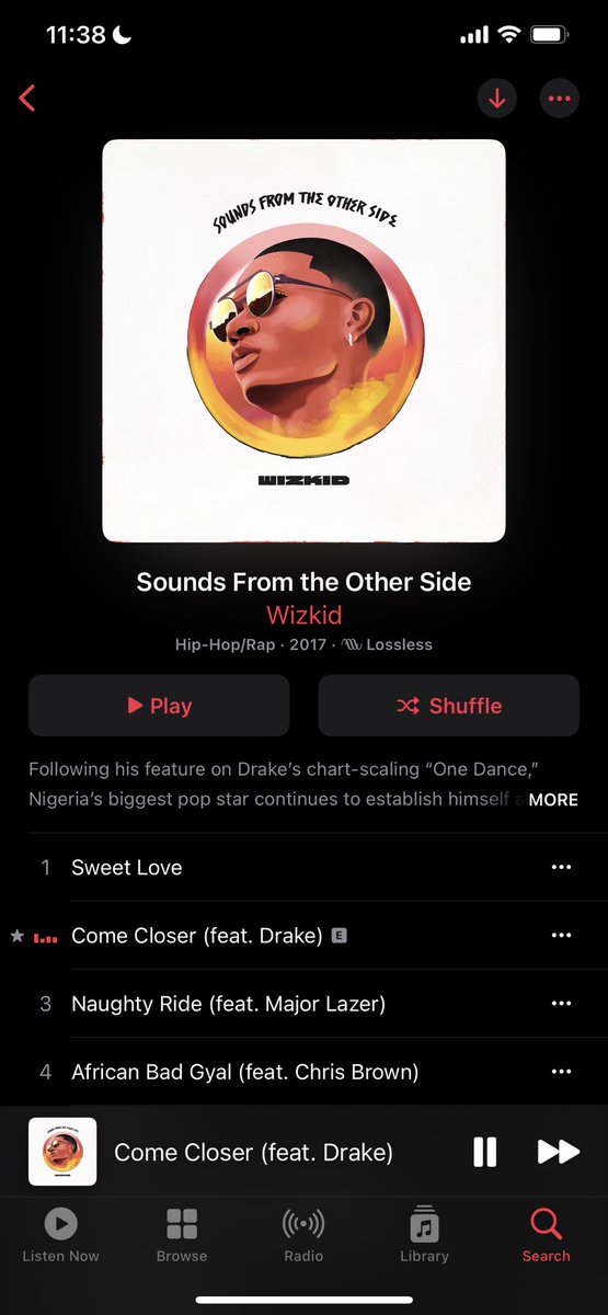 ohunene16's tweet image. This Album✨❤️❤️ #sftos #wizkid #wizkid