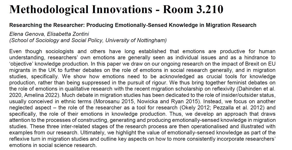 I will be presenting this paper at #britsoc23 bright and early at 9 am - hope to see you there and hear your comments and feedback😀