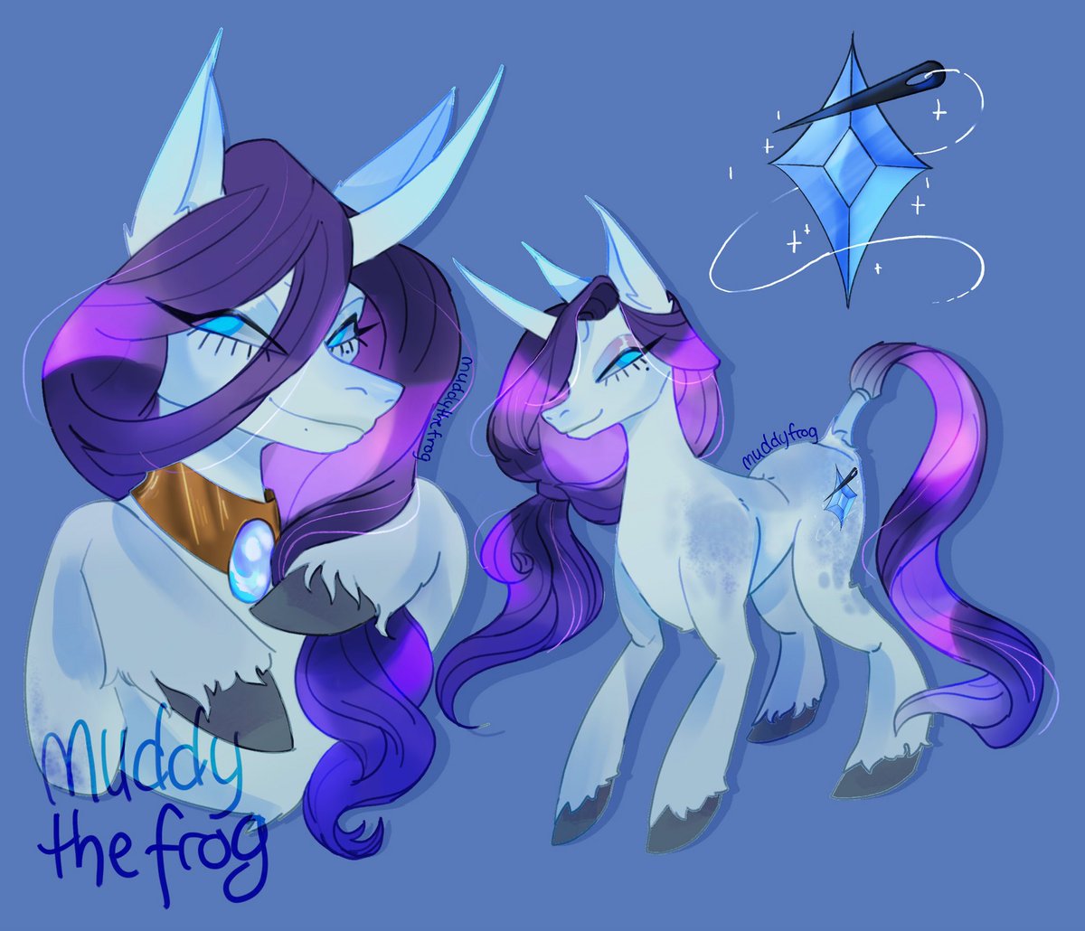 muddythefrog's tweet photo. RARITY MY LOVEEE, sorta a redesign but it stays pretty true to the original #mlp #mylittlepony #rarity #mlprarity #mylittleponyrarity #mylittleponyfriendshipismagic #redesign #digitalart #procreate #pony https://t.co/oOrxLrGdc7