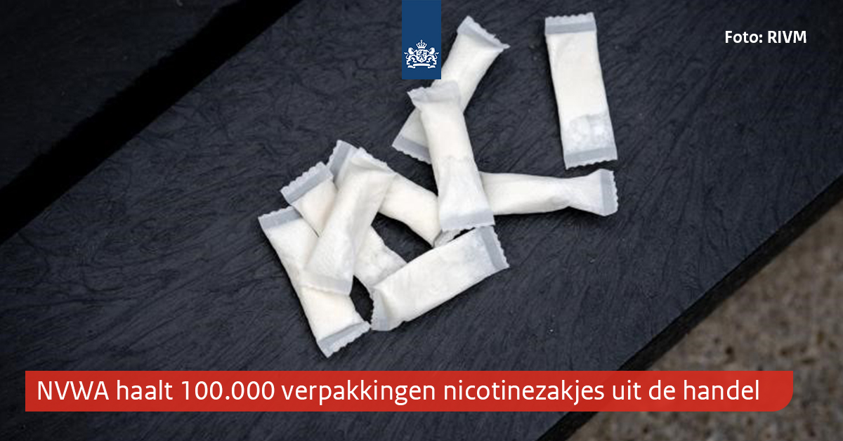 Vanaf 2021 inspecteren we op het verkoopverbod van nicotinezakjes (ook wel snus). Zo haalden we 100.000 zakjes uit de handel. We vonden ze bij importeurs/groothandels, bij winkels en via websites en social media. Alle inspectieresultaten lees je hier: nvwa.nl/nieuws-en-medi…