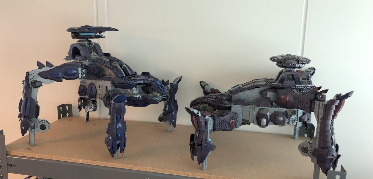 No news today, but I figured we'll share these photos from Kevin_MCX for #throwbackthursday: the prototype of the Mega Bloks Halo Covenant Scarab build that was shown in NYTF 2014. 
Credit: Kevin_MCX