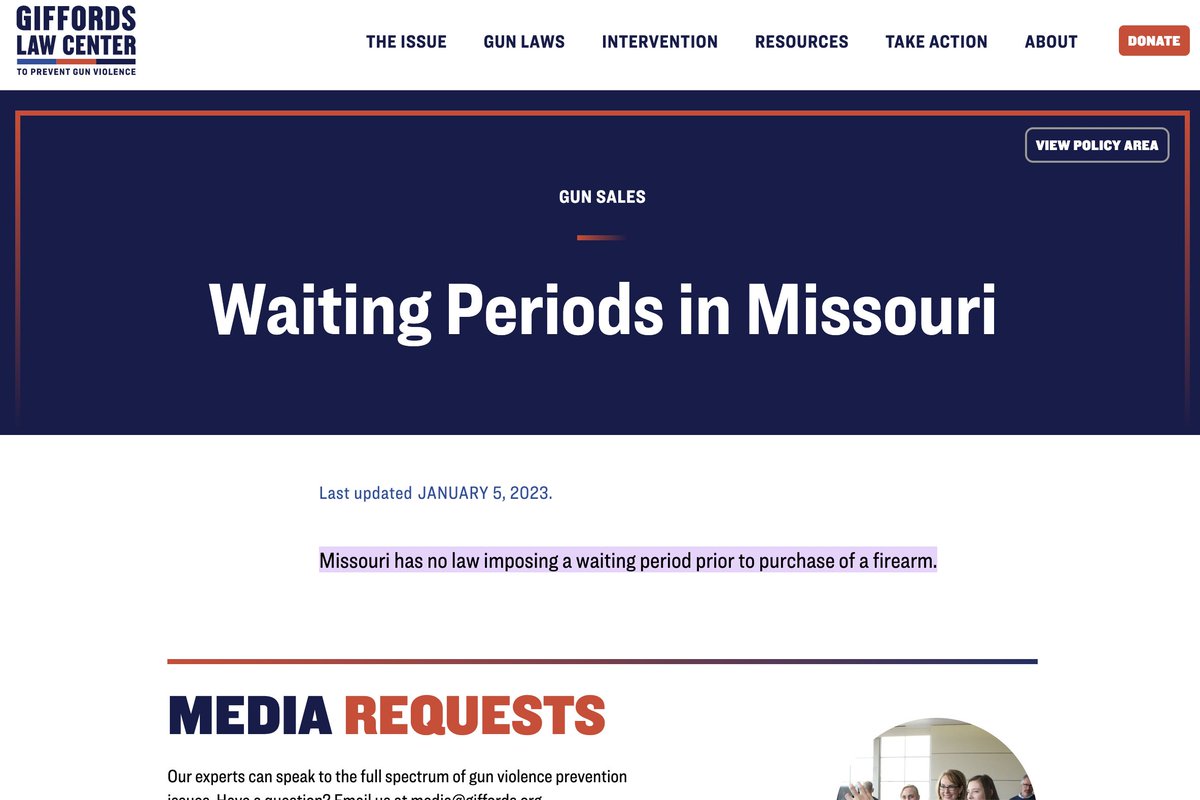 AriDrennen's tweet photo. As of April 27, the state of Missouri will have a three-year waiting period before allowing you to change your gender and a 0-day waiting period before allowing you to purchase an AR-15. 

Priorities. https://t.co/cbZW1brUhY