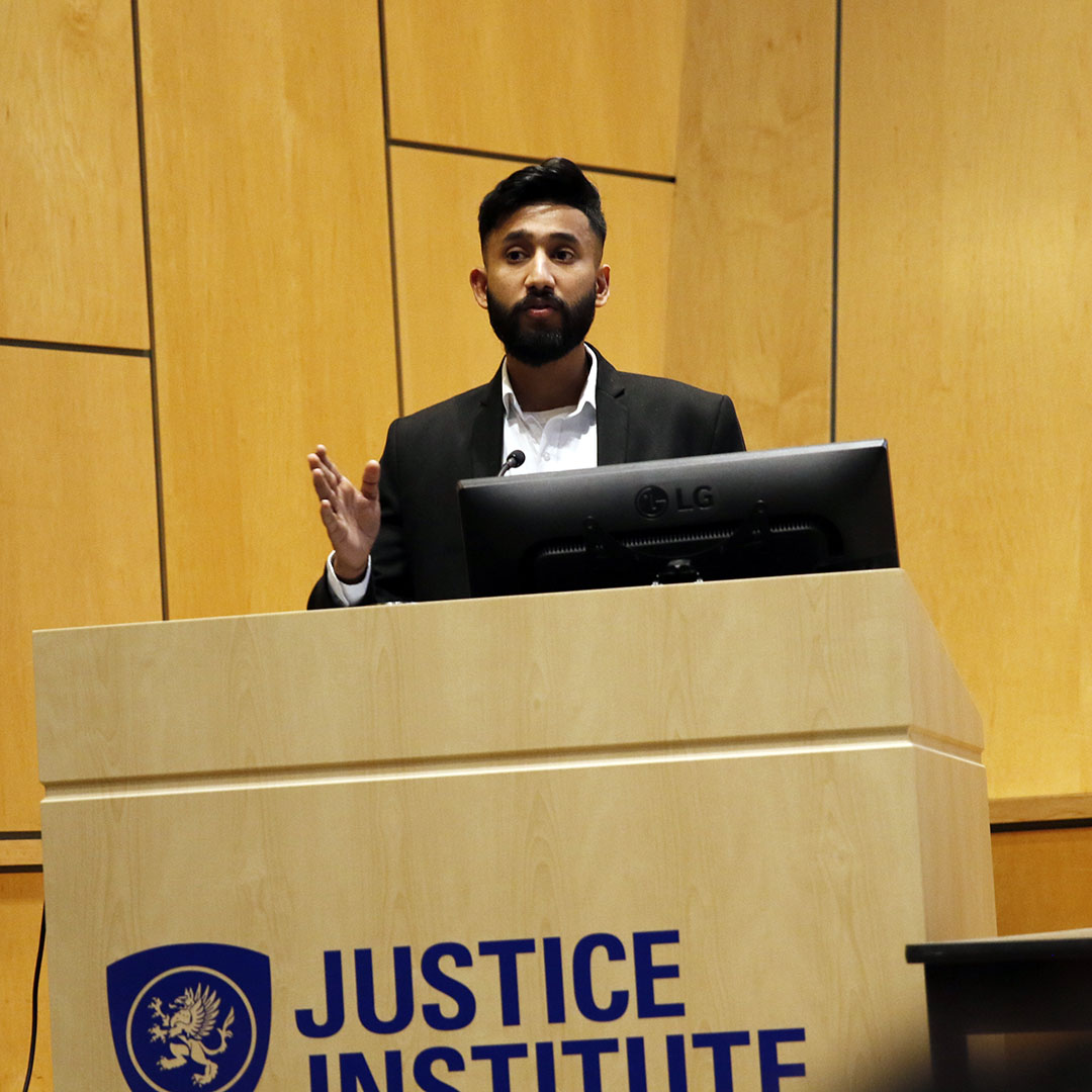 JIBCnews's tweet image. Thanks to everyone who participated in JIBC’s #AppliedResearch Day yesterday, where students, staff and faculty presented #research projects on a wide range of timely topics in #lawenforcementstudies and #emergencymanagement.