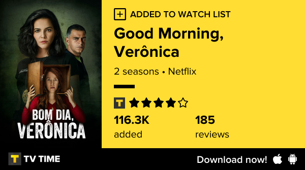 hankerobot's tweet photo. I've just started following Good Morning, Verônica https://t.co/4IP0EweGZe #tvtime https://t.co/3OS4B0xVic