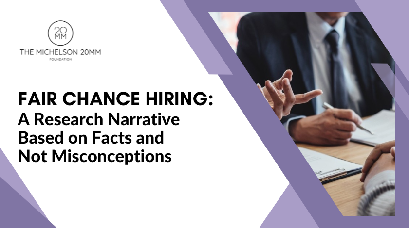 This #SecondChanceMonth, we're uplifting #FairChanceHiring recommendations from <a href="/RANDCorporation/">RAND</a> Research Case for Hiring People with Criminal History Records.

Learn more about the value of leveraging weighted scales for fair chance hiring: 20mm.org/2023/03/24/fai…