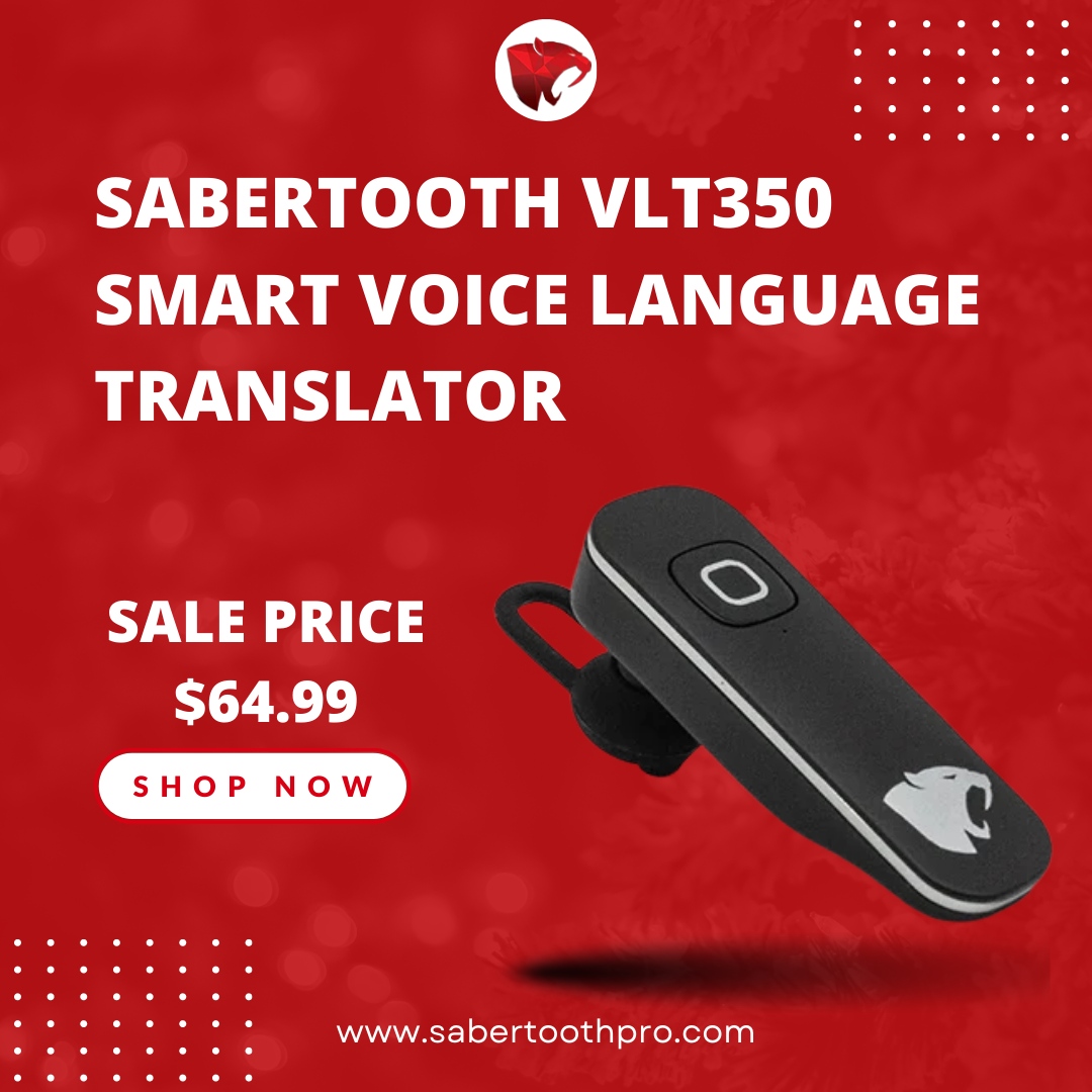 SabertoothPro's tweet image. Introducing the Sabertooth VLT350 Smart Voice Language Translator! 🌟

Say goodbye to language barriers and hello to seamless communication with this incredible device. 😍 

Buy here: amzn.to/3Ko0gX9

#SabertoothVLT350 #SmartTranslator #LanguageBarrier