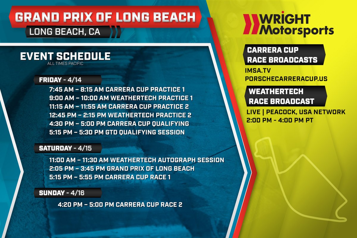 Let's get this party started in downtown Long Beach! Team Preview: bit.ly/3GGYcr1 Live Timing: scoring.imsa.com IMSA Radio: imsaradio.com