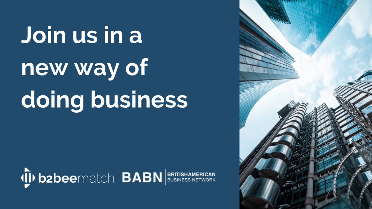 BABC PNW (@babcpnw) on Twitter photo The <a href="/BAB_Network/">BritishAmerican Business Network</a> is pleased to announce
our partnership with <a href="/B2BeeMatch/">B2BeeMatch</a>, the
fast-growing international
#businessmatchmaking platform. The <a href="/BAB_Network/">BritishAmerican Business Network</a> is pleased to announce
our partnership with <a href="/B2BeeMatch/">B2BeeMatch</a>, the
fast-growing international
#businessmatchmaking platform.