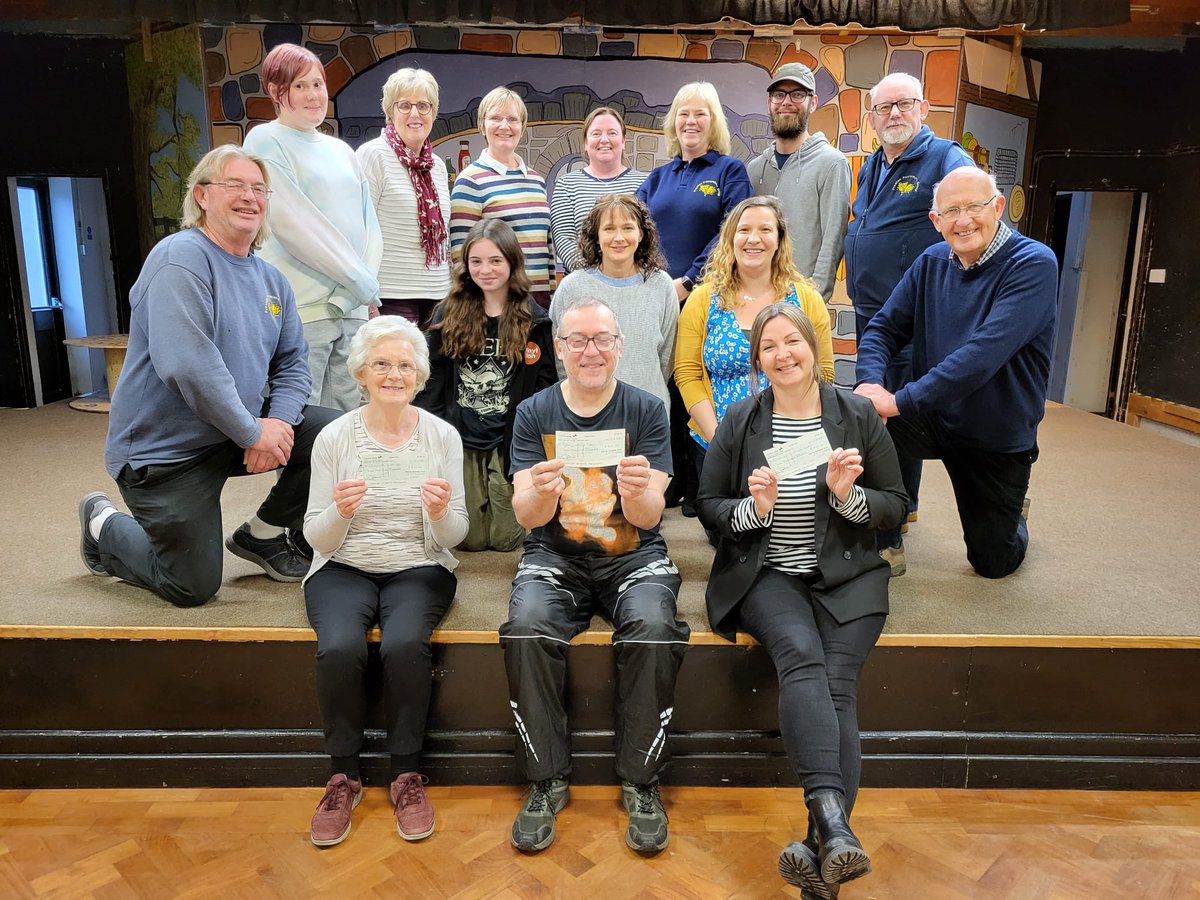 Thanks to the Preston Pantomime group for their generous donation. 

Their most recent performance benefitted ourselves, Weymouth Foodbank and Cycling Without Age Weymouth 💙