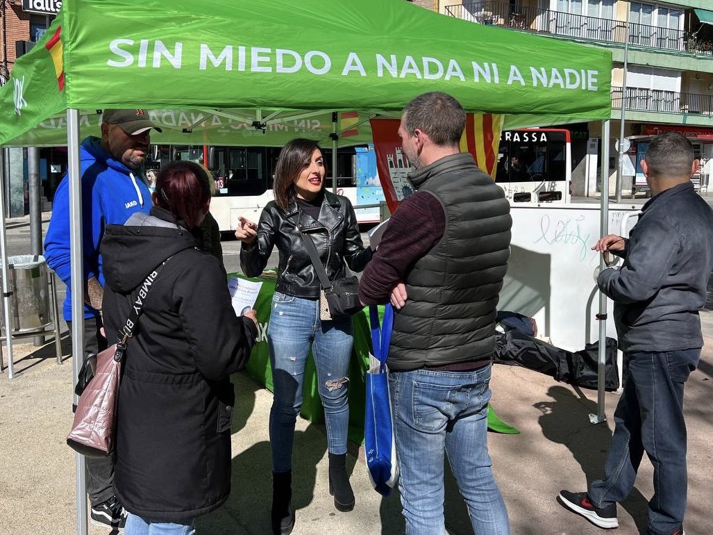 VOX Terrassa on Twitter "Hoy una nueva carpa en Can Anglada, con