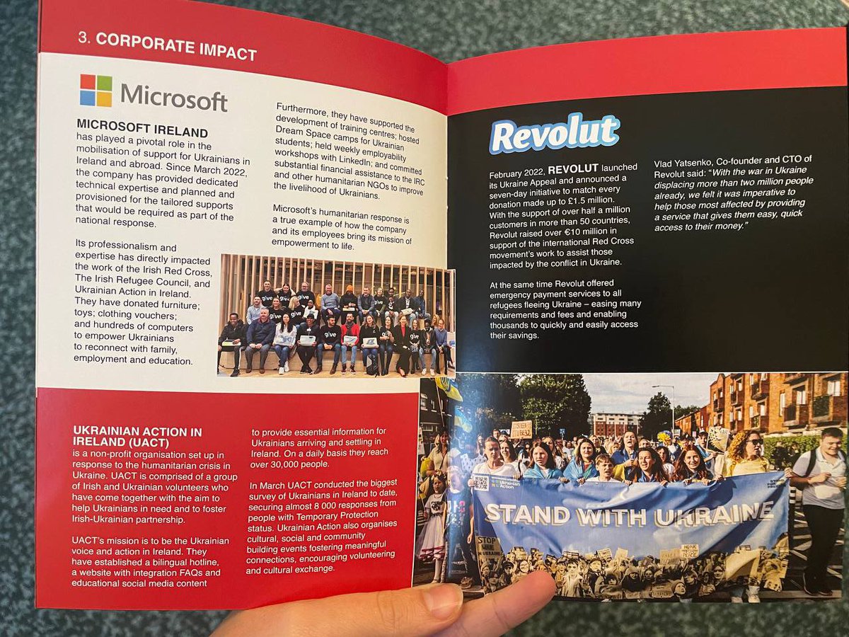 ganna_bazilo's tweet photo. In a good company. @UkrainianAction is honoured to be shortlisted together with @RevolutApp and @Microsoftirl for the Humanitarian Award 2022 by @irishredcross https://t.co/am0P3fEZrw