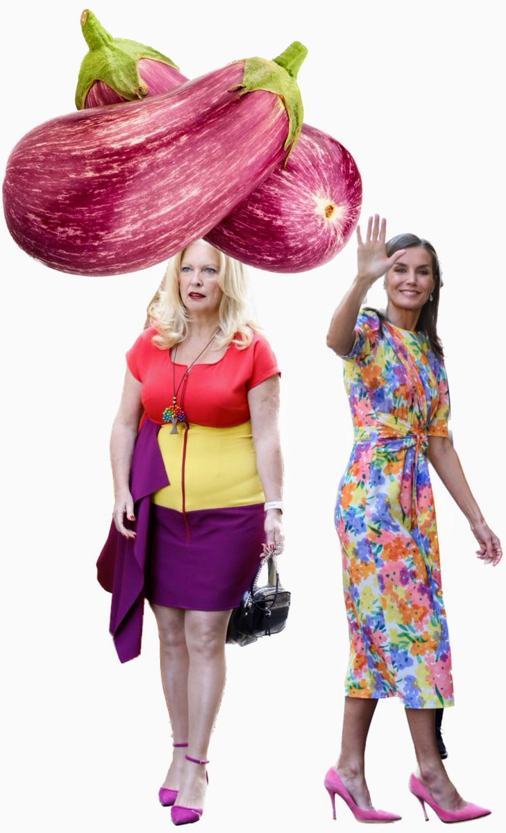 holidayshappy96's tweet photo. #ElCascabel13A #CristinaPedrajas, #portavozdePodemosenCordoba, ha #saludado a La #Reina, #vestidaconloscoloresdelarepublica. #Pero al #darse #cuenta #DoñaLetizia que #algo le #faltaba #para #completarsulook, #rápidamente #le #ha #puesto en #su #cabeza #una #bonitapamelamorada https://t.co/QkpJeygjS9
