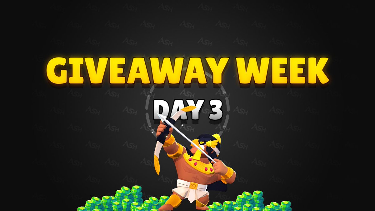 Giveaway Week! 🤑 Day 3

I will give $10 Apple or Google Play gift code to TWO lucky followers! 

To Enter:

- Like and Follow ❤️
- Comment: Tag one of your favorite persons in the Brawl Stars community! 🫶

That’s it! I will announce the first winner in 24 hours. Good luck! 🍀