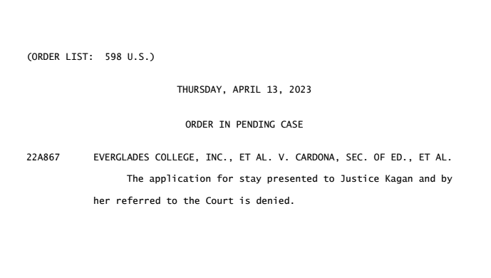 EdDebtJustice's tweet image. DENIED.