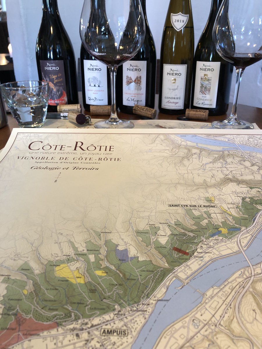 Met de wijnboer op stap. Altijd gezellig! #CoteRotie #Condrieu #RemiNiero