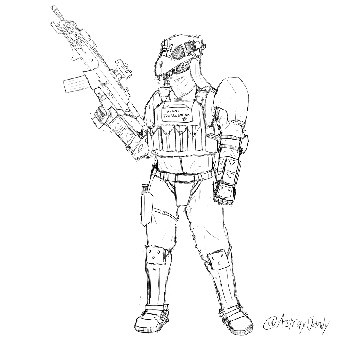 astraydandy's tweet photo. Another OC concept sketch 
#rkgk https://t.co/CopBy0fOiU
