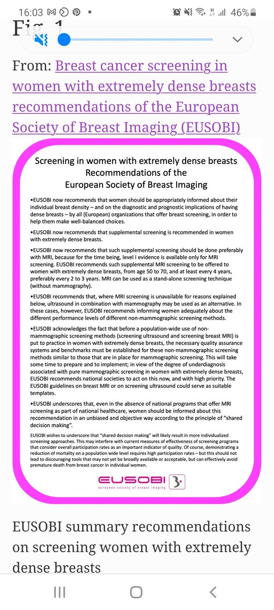 BreastDense's tweet photo. Despicable, misleading and so very wrong, but once again several Women told by Breast Cancer Screening Program in Dublin that their Breast Density is "not important, don't worry about it, it's an American thing" - which of course it isn't @EUSOBIyc
@NSShse https://t.co/CQi9QmFcVu