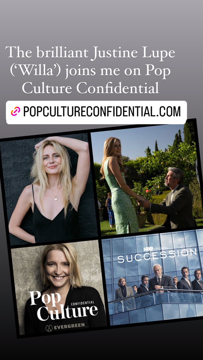 Listen now! 
popcultureconfidential.com @Spotify @succession #succession #SuccessionHBO #justinelupe