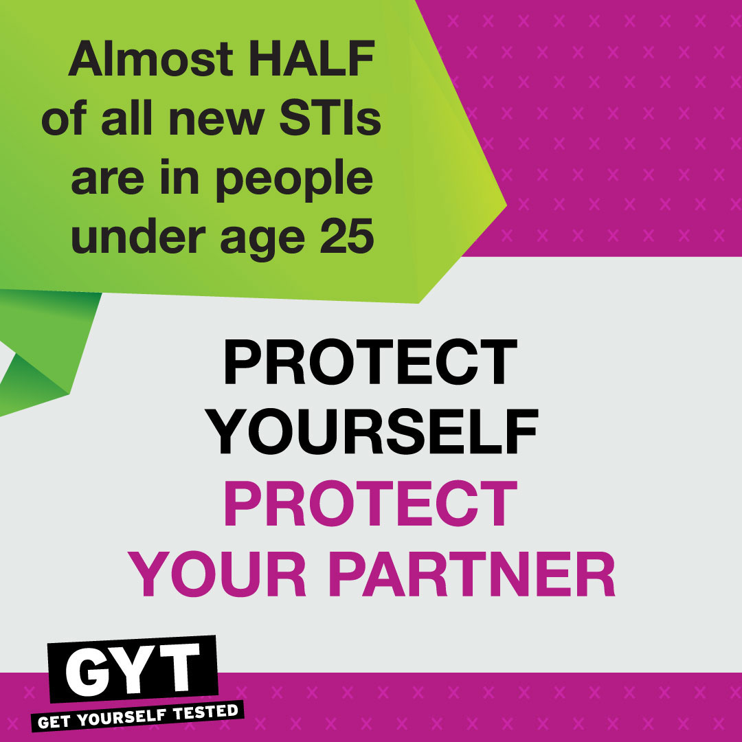 Youth aged 15-24 account for almost ½ of all new #STI infections in 2018. This #STIweek, find out how STI testing can protect you and your partner. bit.ly/PCSAtesting #GYT #PrideCenterSA #SanAntonio #KnowYourStatus