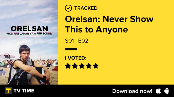 heavydirtymindx's tweet photo. I've just watched episode S01 | E02 of Orelsan: Never Show This to Anyone! #orelsanmontrejamaisapersonne  https://t.co/FgNzcUd3BZ #tvtime https://t.co/1di8stqi6d