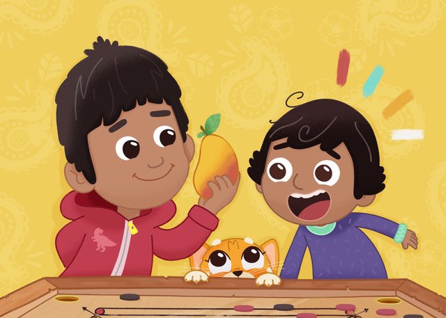 kingbananatv's tweet photo. Breaking News!
King Banana have partnered with @paperowlfilmsNI @NIScreen and @CakeEntertainm1 to produce 52 x 11’00 animated episodes of Nikhil &amp; Jay for @CBeebiesHQ. Based on books by @csoundar, the series reflects Chitra’s dual heritage family and is full of humour and heart! https://t.co/x92Bxyii0V