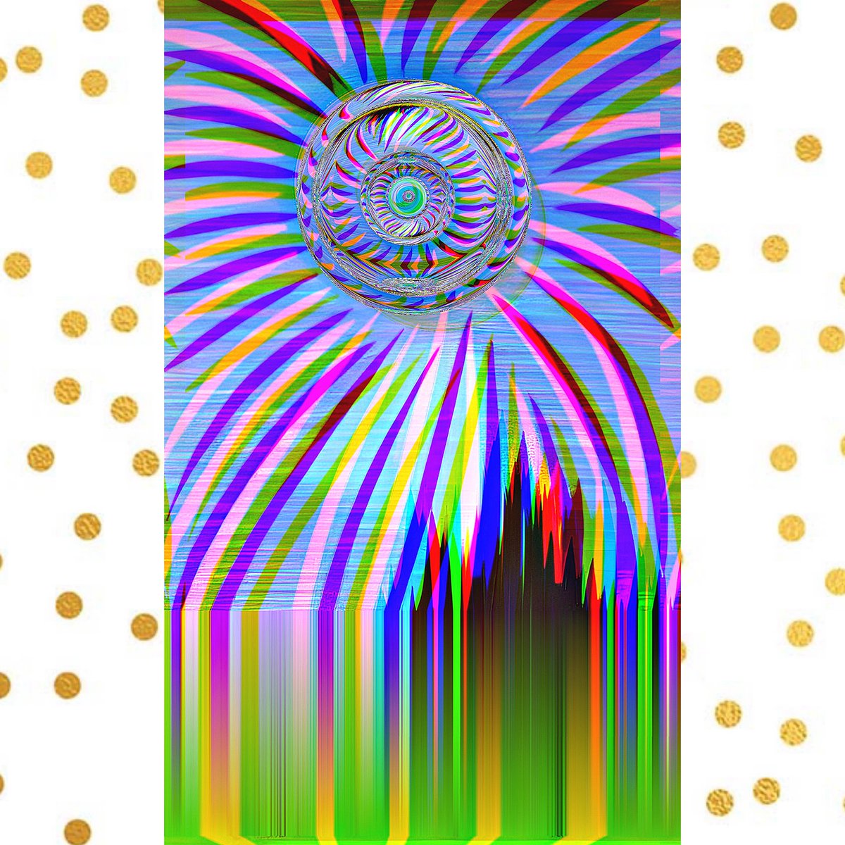 Concentric world 
.
If you like abstract art, Circles, Space, ai art, or just positive vibes. Follow and keep in touch. 🟥🟨🟩❤🙂🔥💯
.
Not minted.
#cryptoart #eth