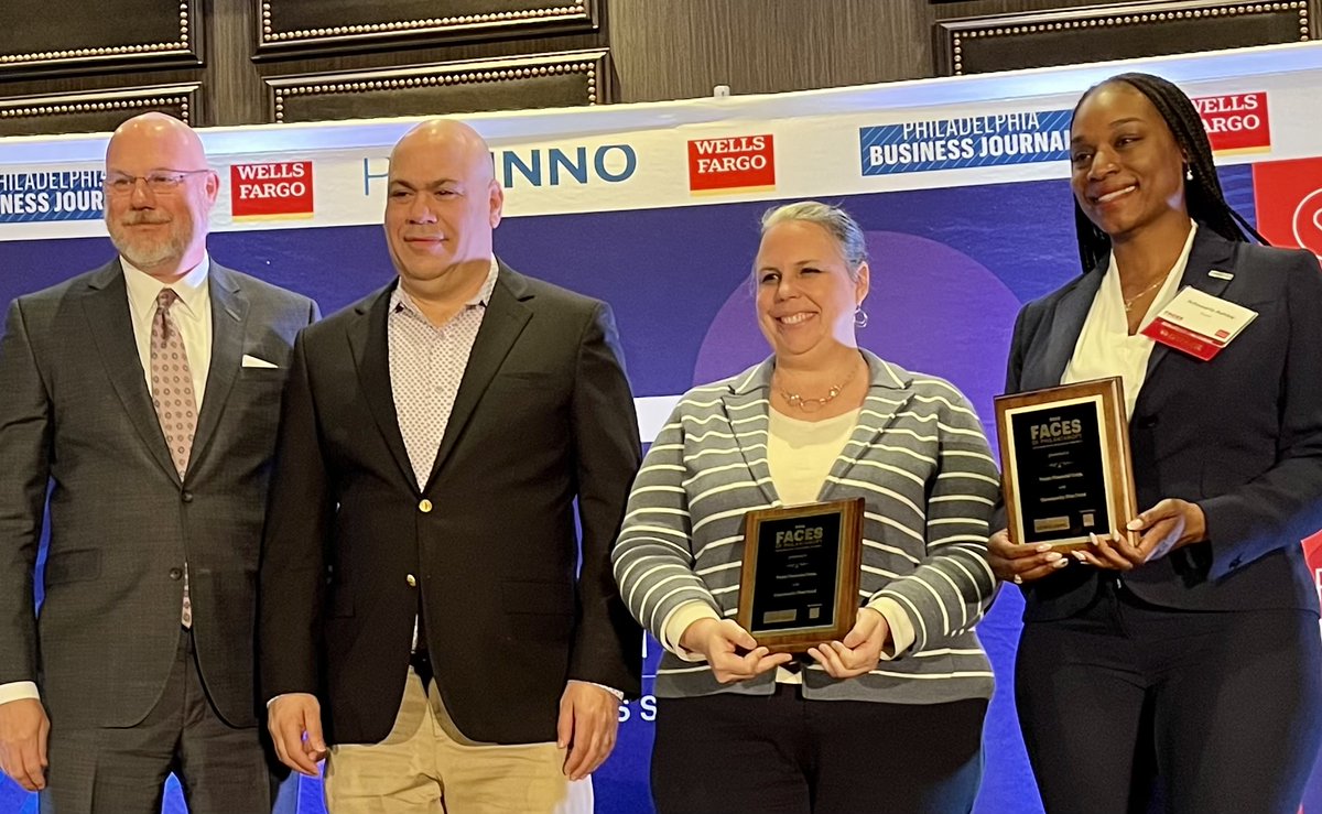 Today the Philadelphia Business Journal recognized Truist for granting $2.25 Million to Community First Fund. Truist executives Travis Rhoads and Schnearia Ashley received the award alongside our President &amp; CEO Dan Betancourt and Senior VP, Development &amp; Impact Lydia Walker.