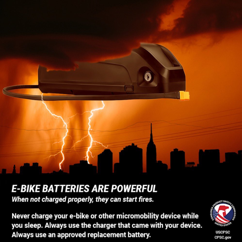 SAN FRANCISCO FIRE DEPARTMENT MEDIA on Twitter "EBIKE BATTERIES ARE