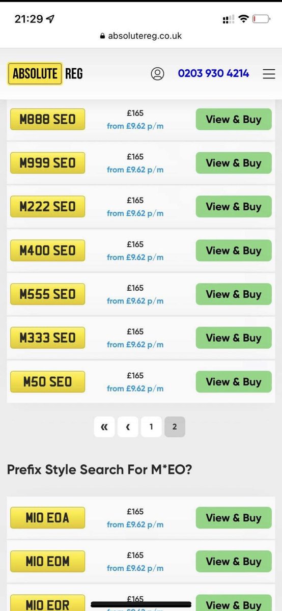 My dad: found some cool private registrations for you