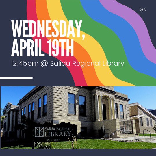 sylvie_ish's tweet photo. A small town library is currently being pressured by a local Catholic Church to remove lgbt books from said library.  The towns lgbt community is fighting back and is holding a rally on April 19th. https://t.co/4bFAkui6Je