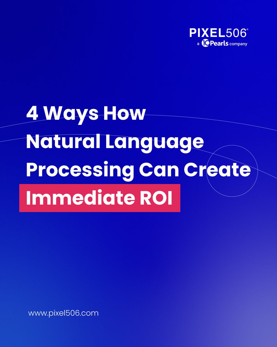 Pixel506's tweet photo. Ready to take your investments to the next level? Learn how cloud-native computing and NLP can help you see results fast. Check out our latest article for all the details! https://t.co/DtDFdT7qT9 #cloudnative #cloudnativecomputing #naturallanguageprocessing #NLP https://t.co/3Cwxo2tEdQ