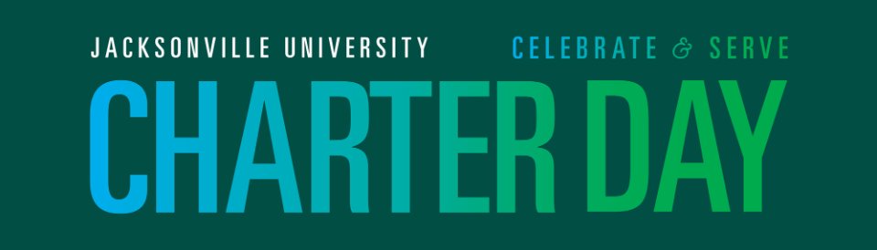 Dr. Christine Sapienza (@ju_evp) on Twitter photo Tomorrow <a href="/JacksonvilleU/">Jacksonville University</a> will celebrate its birthday and the signing of its charter! In honor of our founding, the University hosts #CharterDay, involving service to our community, celebratory activities, and a Global Toast for our friends around the world!
#JUGives 🐬 Tomorrow <a href="/JacksonvilleU/">Jacksonville University</a> will celebrate its birthday and the signing of its charter! In honor of our founding, the University hosts #CharterDay, involving service to our community, celebratory activities, and a Global Toast for our friends around the world!
#JUGives 🐬