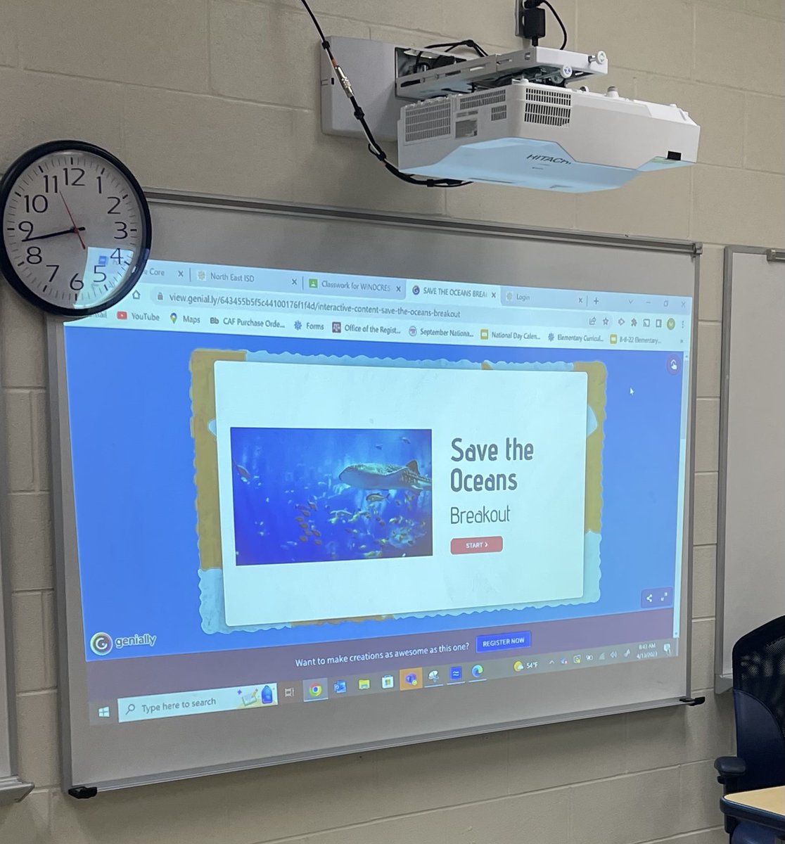 WindcrestLib's tweet photo. We broke out! Students are reviewing for their upcoming STAAR exam using a @genially escape room. We used informational articles abt pollution in the ocean that covered both reading and science concepts. This was FUN!! https://t.co/xI3f0DsyZt